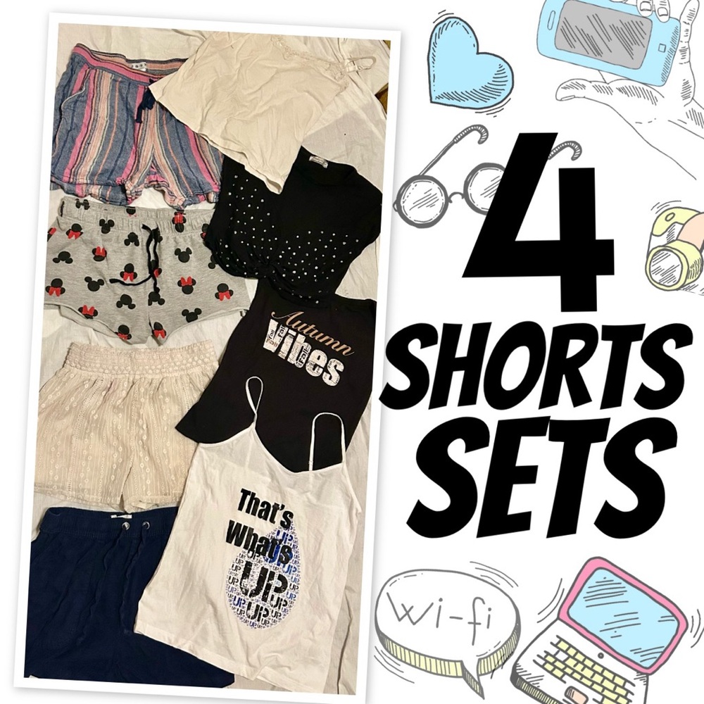 Colorful Shorts Set Collection
